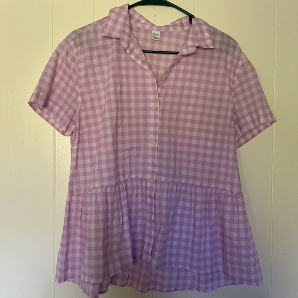 Peplum button down - Picture 1 of 3